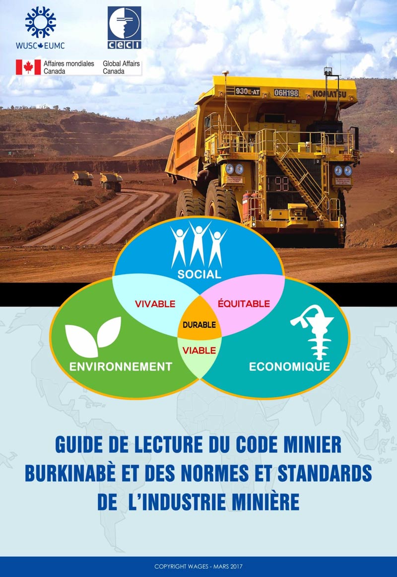 Guide De Lecture Du Code Minier Burkina Faso AGCEDE WUSC Resources